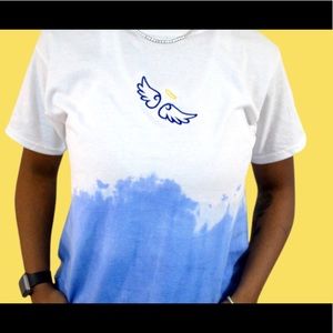 ANGEL WINGS EMBROIDERY T-SHIRT